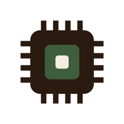 Computer chip icon